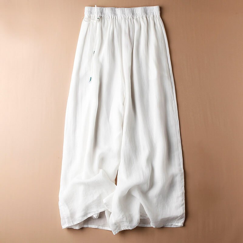 Vivienne | Chic Cotton-Linen Trousers
