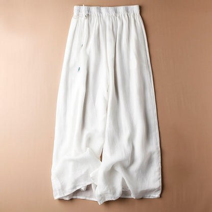 Vivienne | Chic Cotton-Linen Trousers