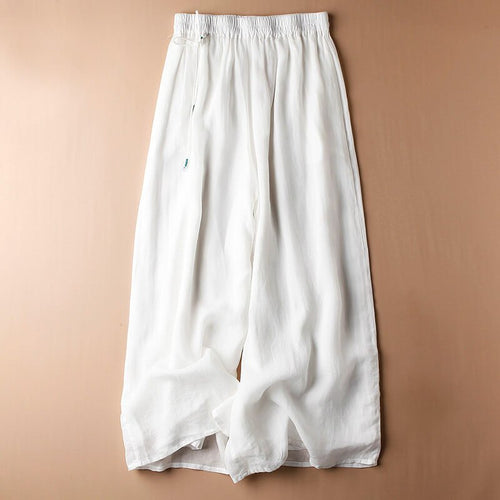 Vivienne | Chic Cotton-Linen Trousers