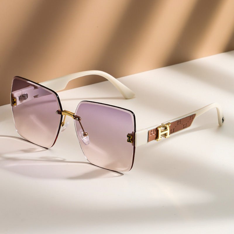 Esme | Oversized Rimless Sunglasses