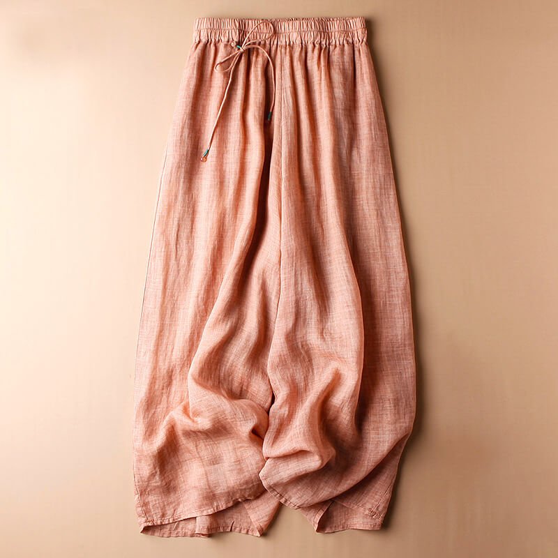 Vivienne | Chic Cotton-Linen Trousers