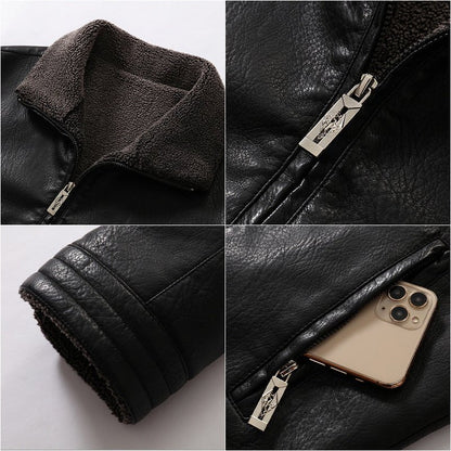 Felix | Luxe Leather Biker Jacket