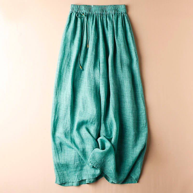 Vivienne | Chic Cotton-Linen Trousers