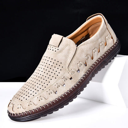 Oscar | Hand-Stitched Faux Leather Loafers