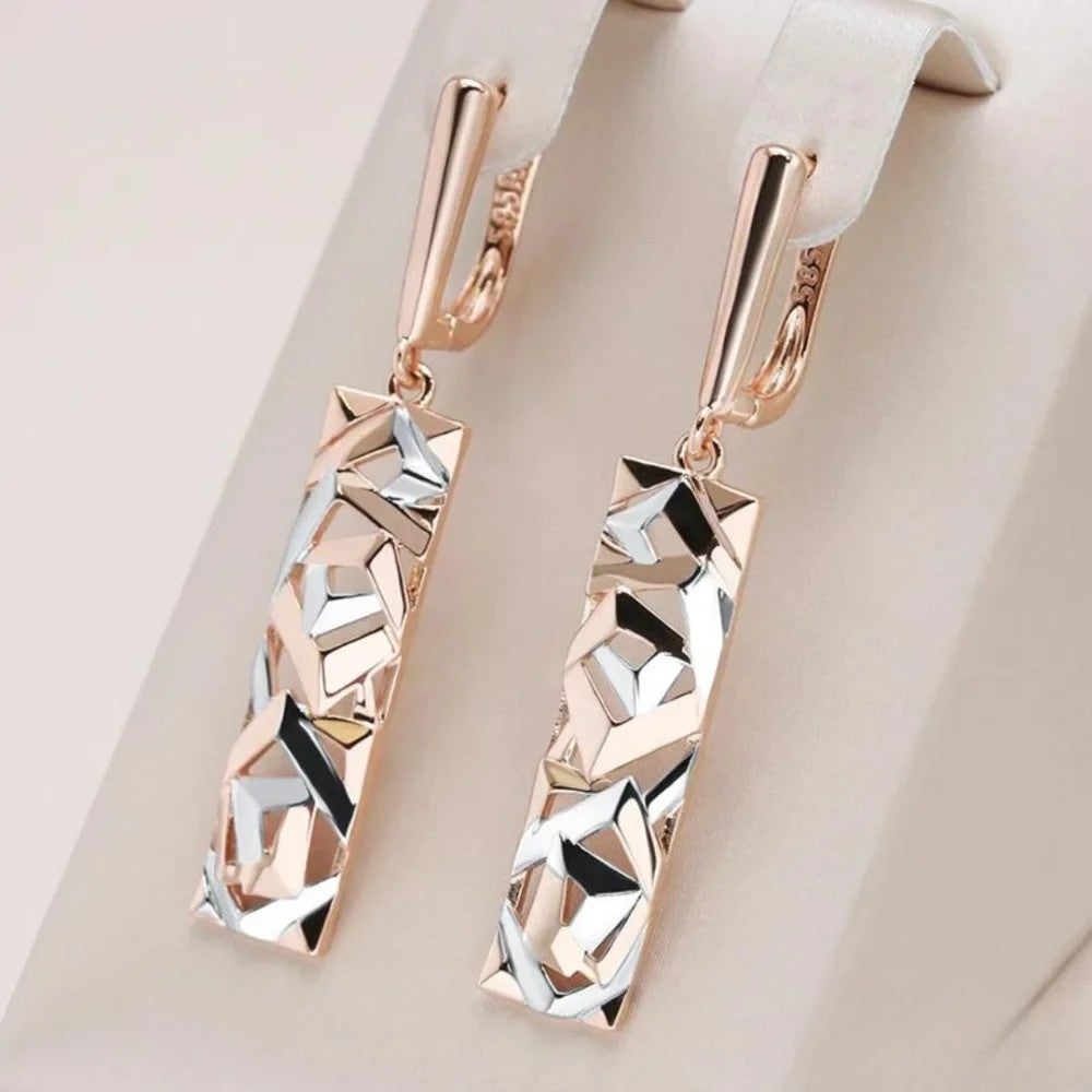 Olivia | Elegant Luxurious Rectangular Earrings for Women