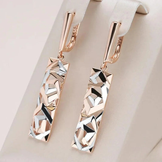 Olivia | Elegant Luxurious Rectangular Earrings for Women
