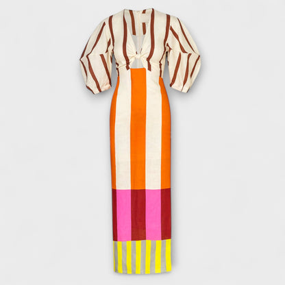 Olivia | Stylish Puff Sleeve Maxi Dress for Women