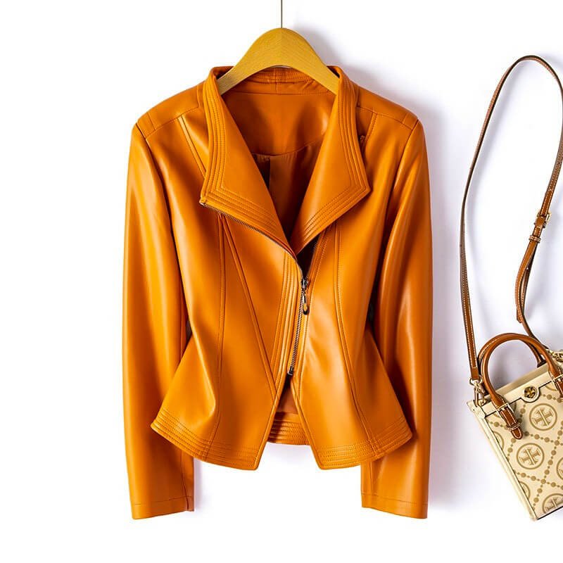 Freya | Luxe Leather Biker Jacket