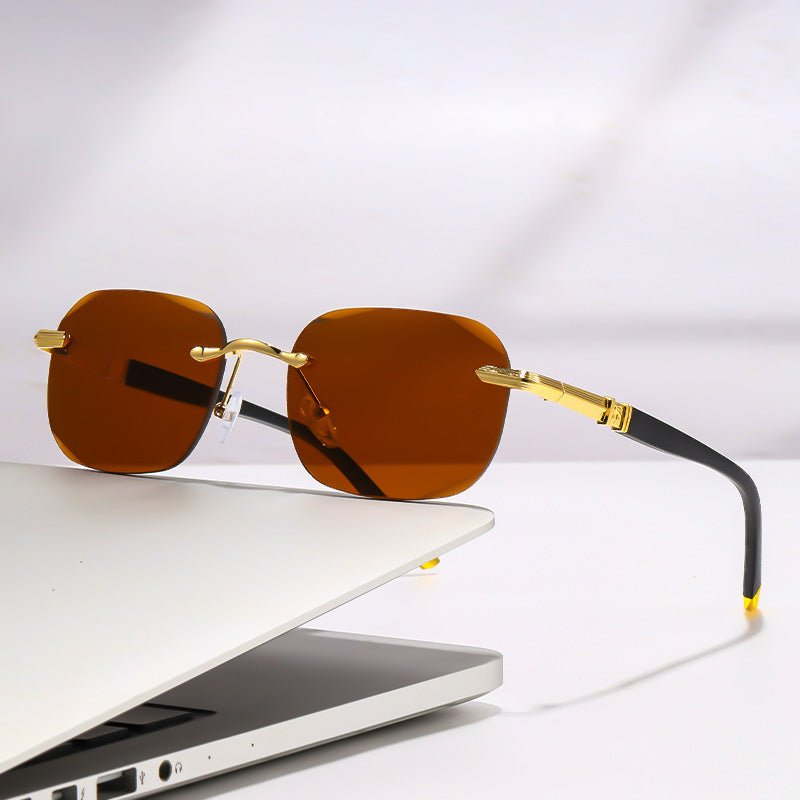 Esme | Sleek Rimless Sunglasses