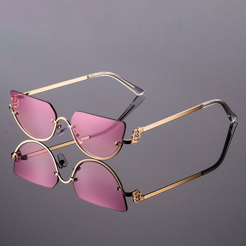 Vivienne | Elegant Reverse Cat-Eye Sunglasses