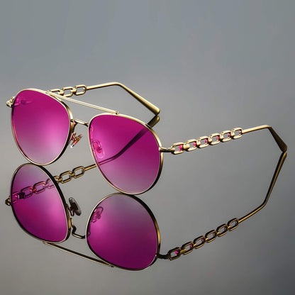 Freya | Chain Reaction Retro Sunglasses
