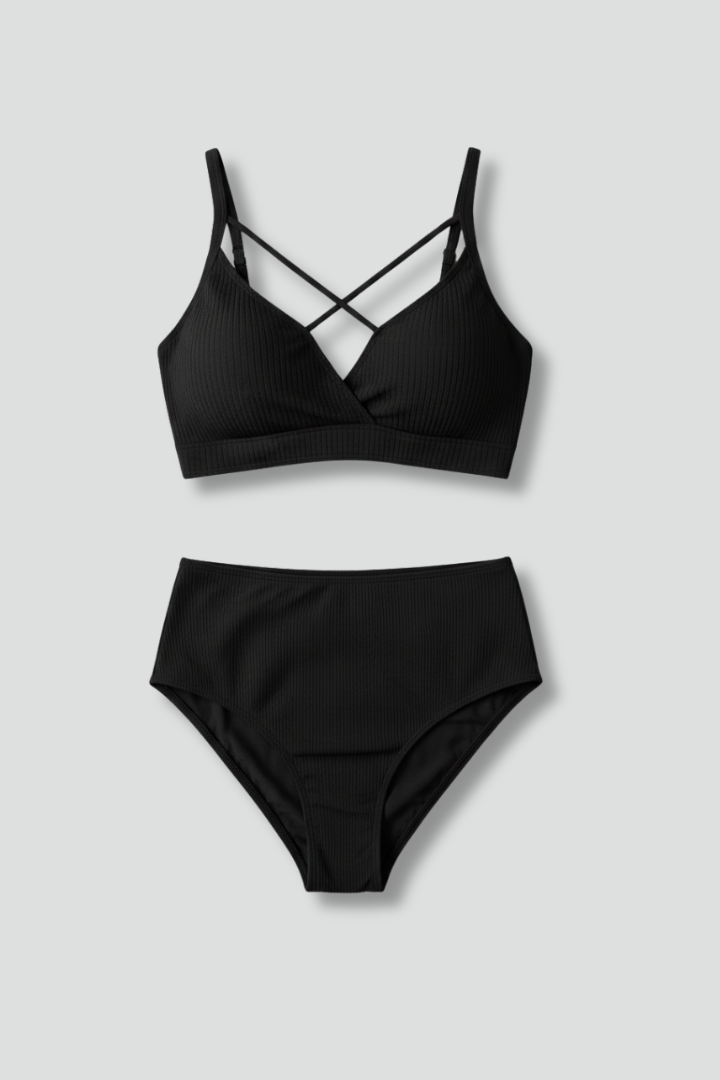 Luna | Strappy Plus Size Bikini Set