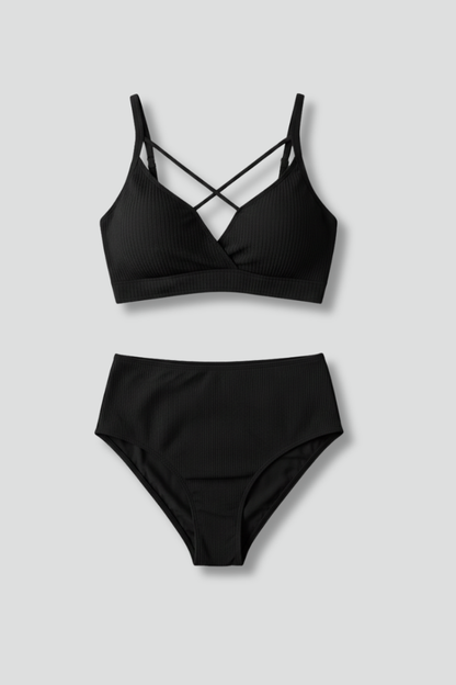 Luna | Strappy Plus Size Bikini Set