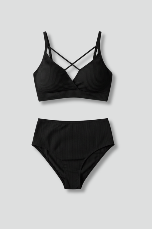 Luna | Strappy Plus Size Bikini Set