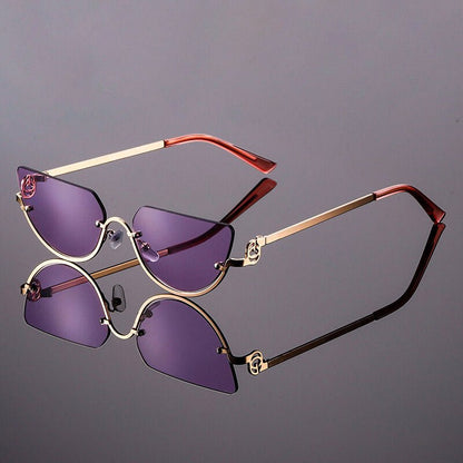 Vivienne | Elegant Reverse Cat-Eye Sunglasses
