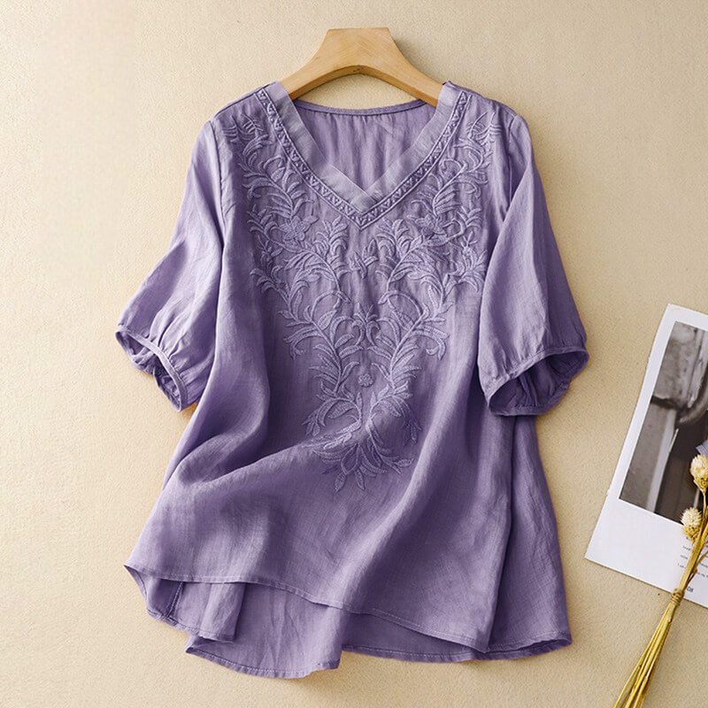 Freya | Luxe Cotton-Linen Shirt