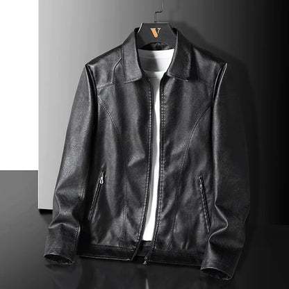 Freya | Sleek Faux Leather Jacket