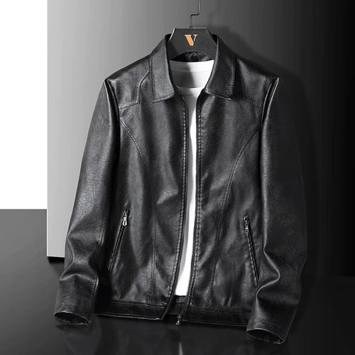 Freya | Sleek Faux Leather Jacket