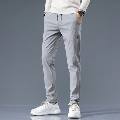 Rufus | Tailored Slim Fit Cotton Trousers