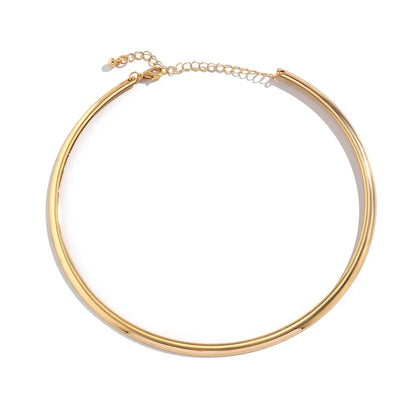 Eliza | Polished Collar Necklace in Non-Tarnish Metal