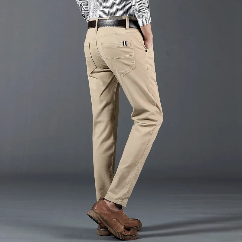 Finnian | Tailored Cotton Dress Trousers