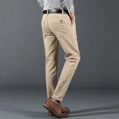 Finnian | Tailored Cotton Dress Trousers
