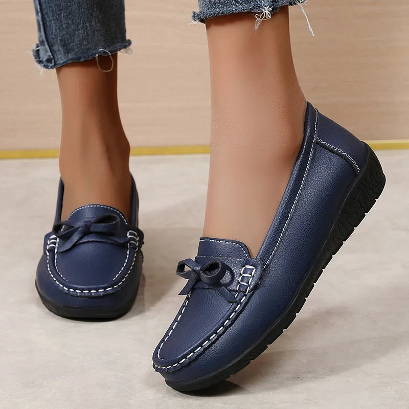 Sigrid | Chic Leather Slip-On Loafers