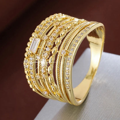 Petra | Elegant Cascade Ring