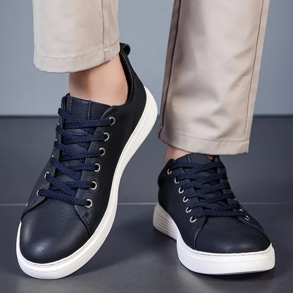 Callum | Luxe Leather Low-Top Sneakers