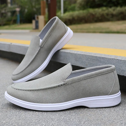 Elliott | Premium Suede Slip-On Loafers with Orthopedic Footbed