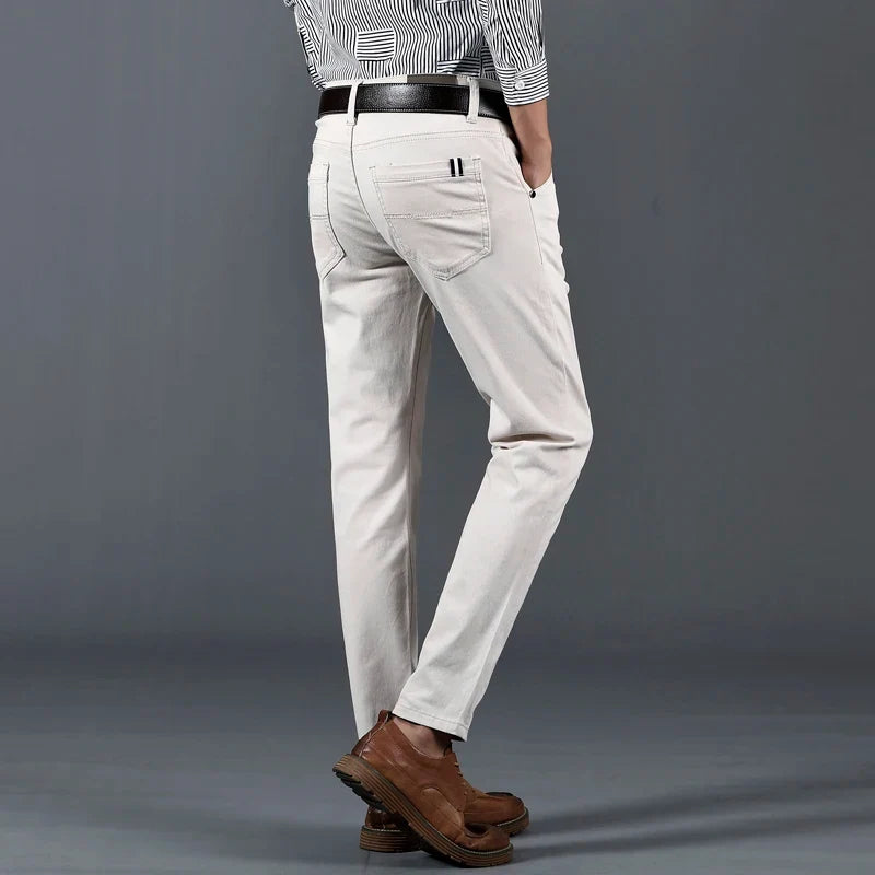 Finnian | Tailored Cotton Dress Trousers