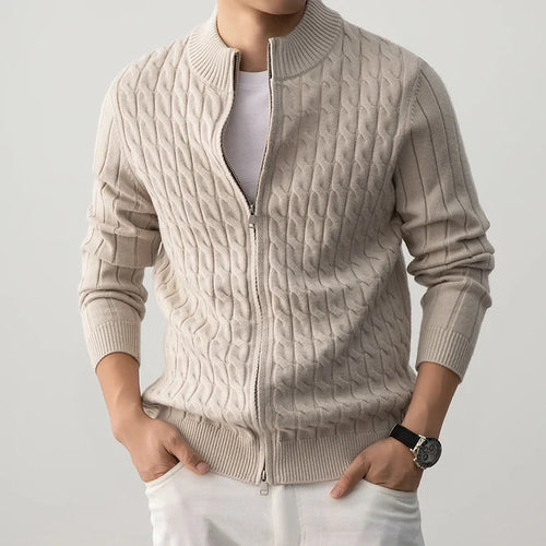 Felix | Luxe Wool Zip-Up Cardigan