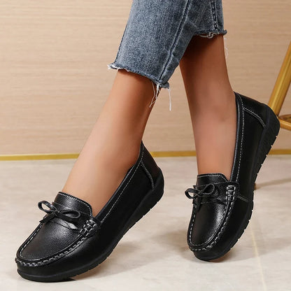 Sigrid | Chic Leather Slip-On Loafers