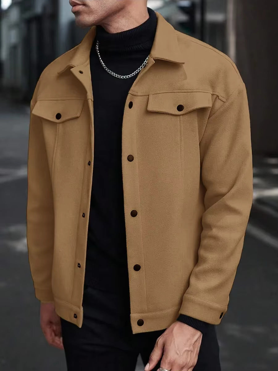 Ignatius | Tailored Wool Button-Up Jacket