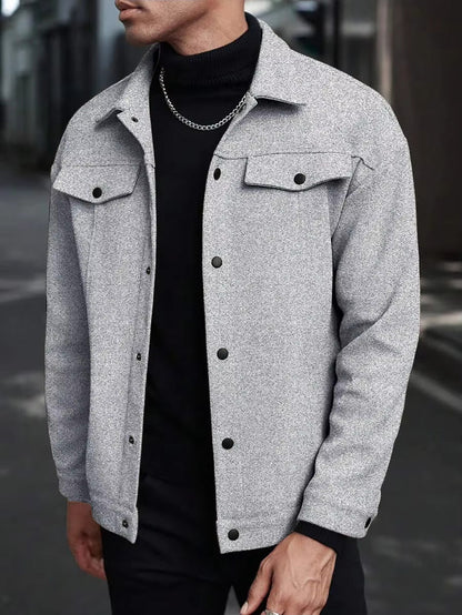 Ignatius | Tailored Wool Button-Up Jacket