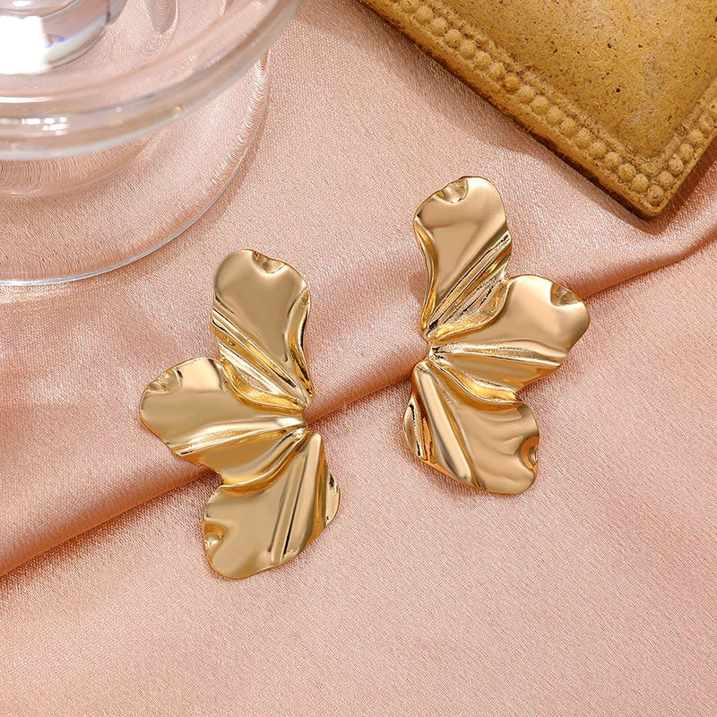 Oriane | Elegant Floral Statement Earrings