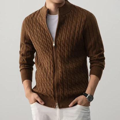 Felix | Luxe Wool Zip-Up Cardigan