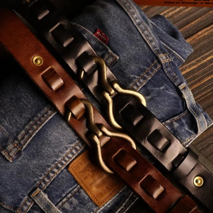 Julian | Luxe Cowhide Hook Belt