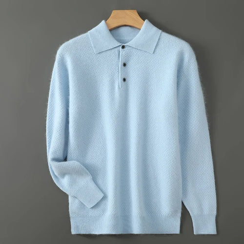 Leander | Luxe Wool Cashmere Button-Up Sweater