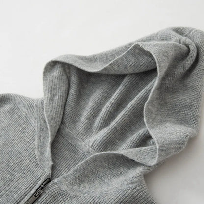Julian | Luxe Wool Zip-Up Hoodie