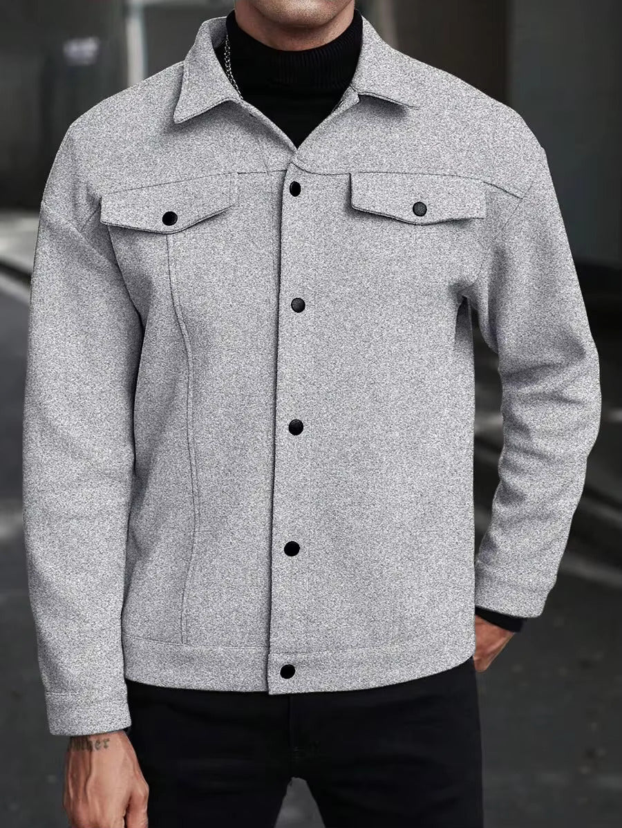 Ignatius | Tailored Wool Button-Up Jacket