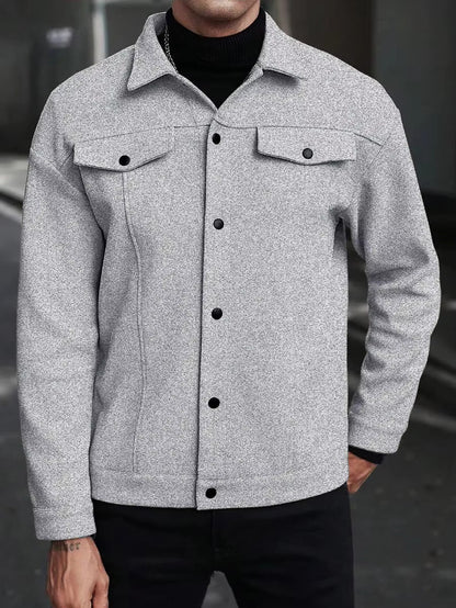 Ignatius | Tailored Wool Button-Up Jacket