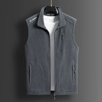 Cedric | Luxe Fleece Zip-Up Vest
