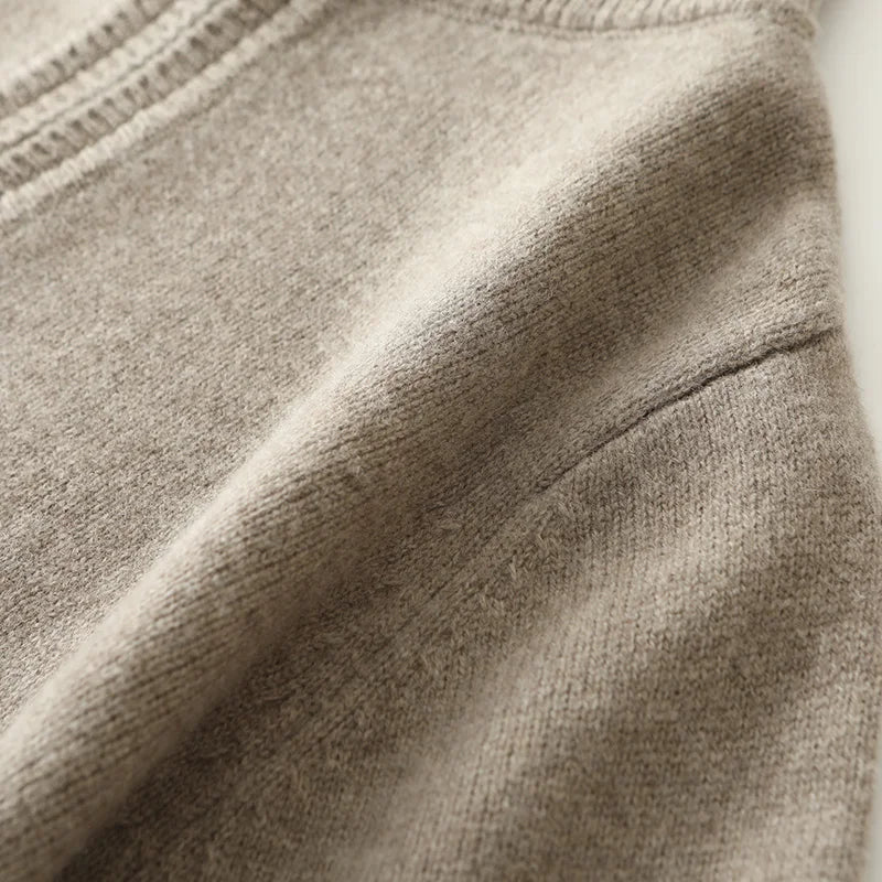 Caspian | Luxe Wool Quarter-Zip Sweater