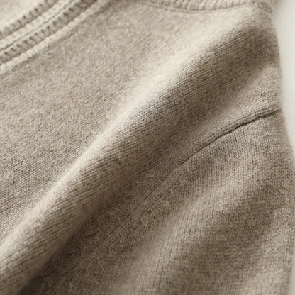 Caspian | Luxe Wool Quarter-Zip Sweater