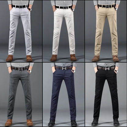 Finnian | Tailored Cotton Dress Trousers