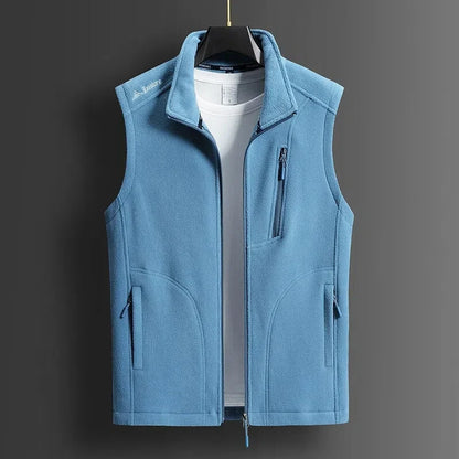 Cedric | Luxe Fleece Zip-Up Vest