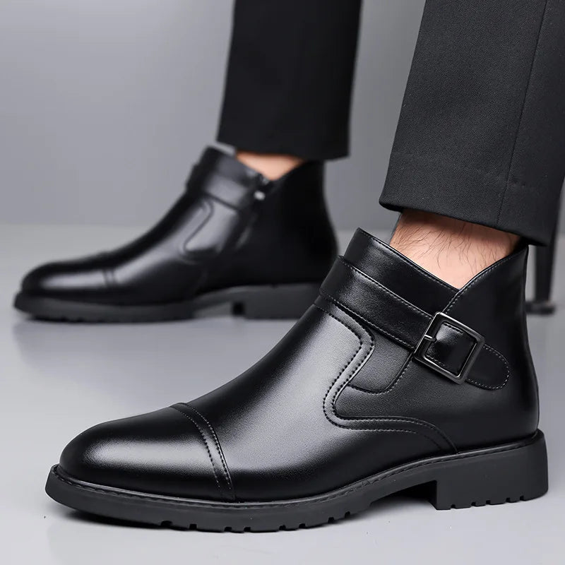 Archer | Luxe Leather Chelsea Boots