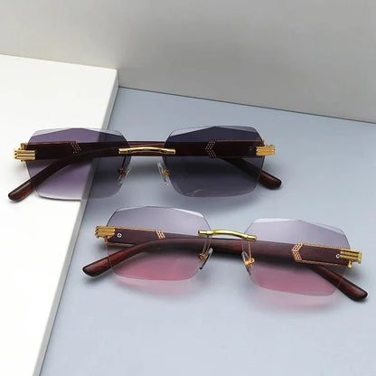 Juliette | Rimless Square Sunglasses
