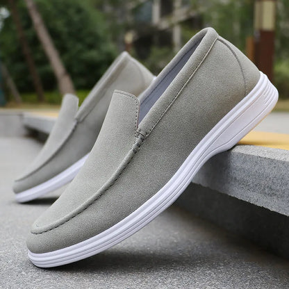 Elliott | Premium Suede Slip-On Loafers with Orthopedic Footbed